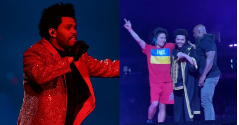 Під час виступу The Weeknd на сцену раптово вийшов активіст, вигукуючи 