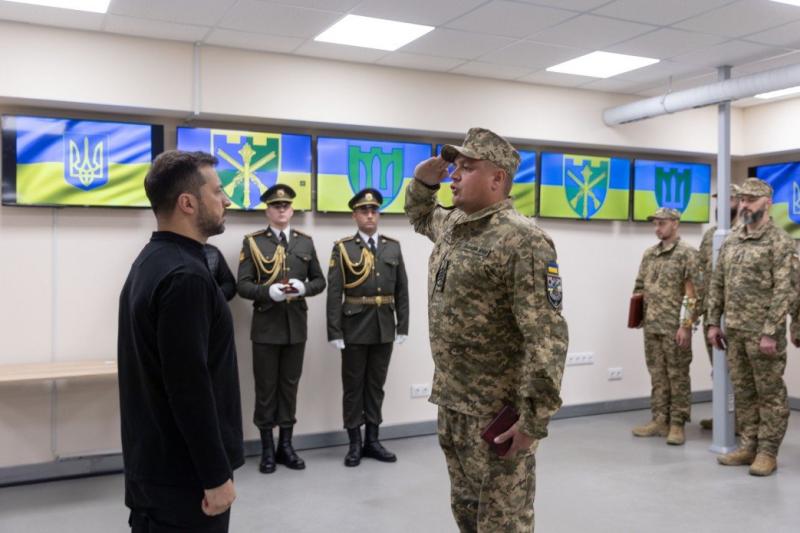 Зеленський здійснив візит до основного командного центру Сил територіальної оборони.